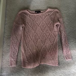 Mauve Netted Sweater